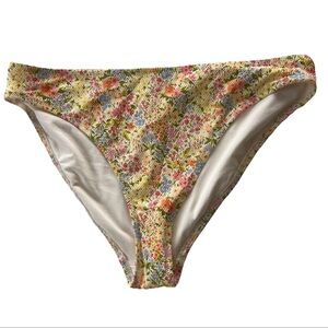 Brand New Old Navy Bathing Suit Bottom Yellow Floral XL Whimsy Fairy Boho